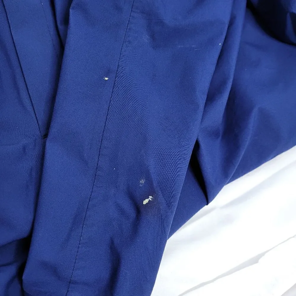 VINTAGE 80s blue gore-tex waterproof golf pants XL‎